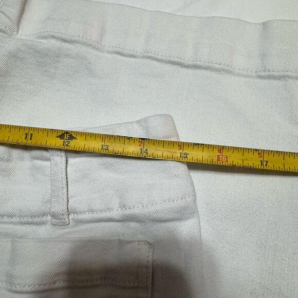 Maeve Pants Womens 30 The Colette Wide Leg High Rise Stretch White Anthropologie - Picture 6 of 7